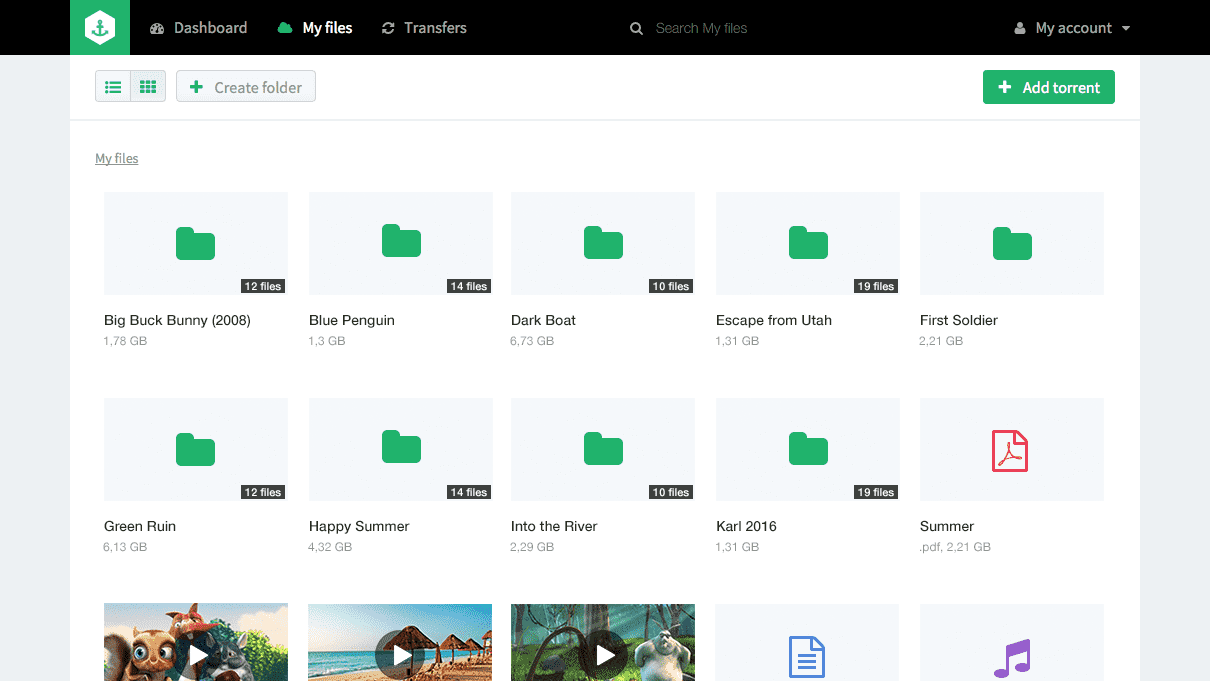 Bitport files