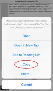 Public Domain Torrents Copy